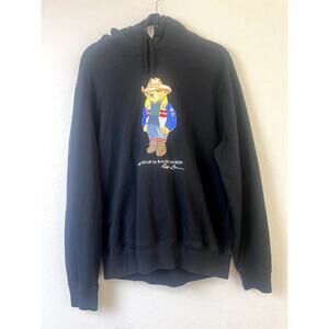 Polo Ralph Lauren Cowboy Ranch Bear Hoodie size Large